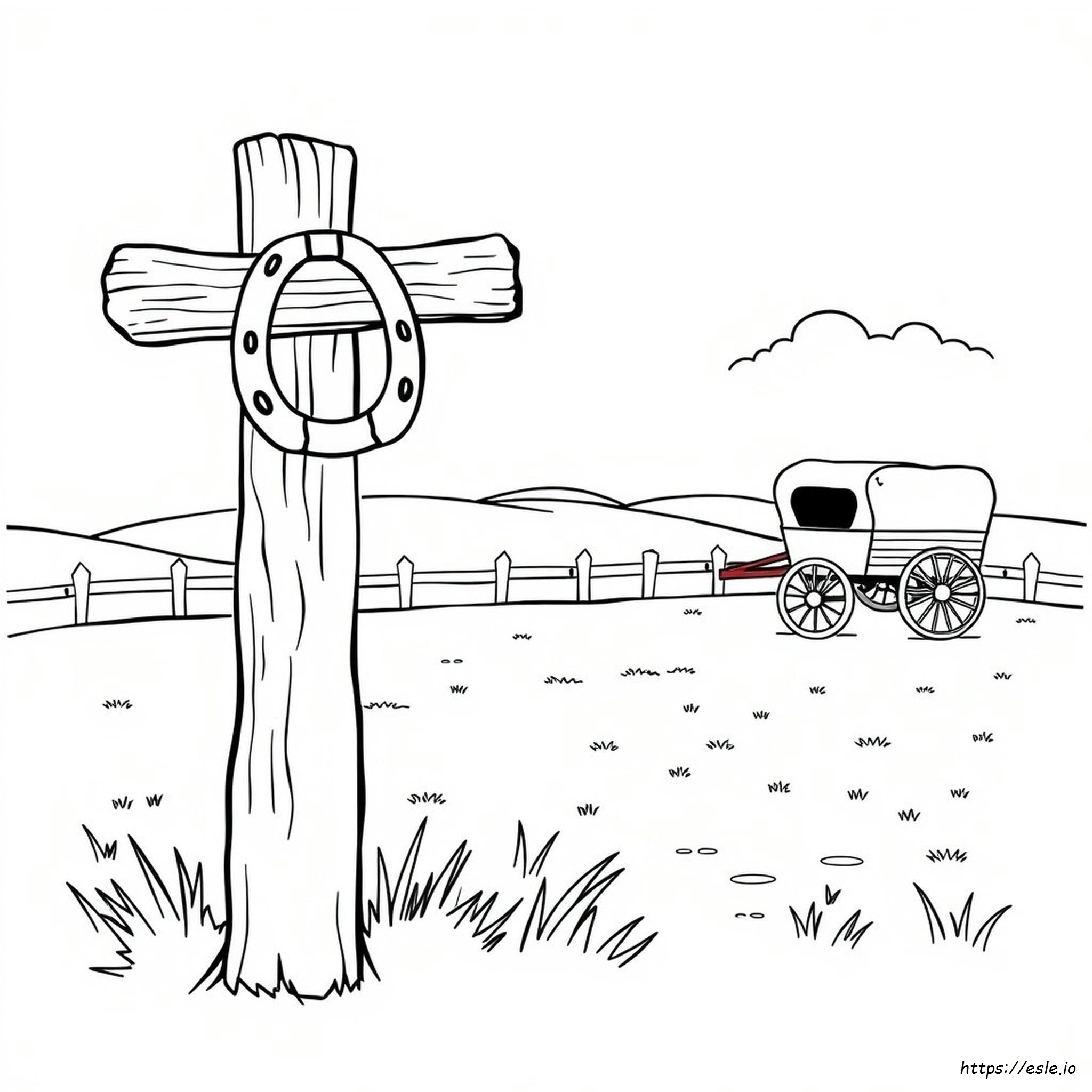 Coloring Pages Of Horseshoes