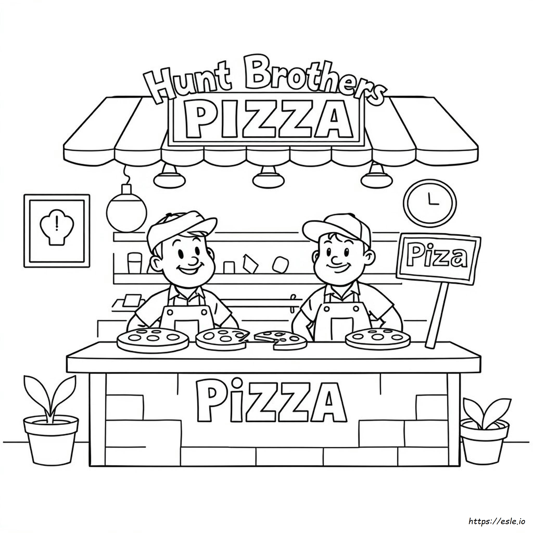 Hunt Brothers Pizza Coloring Contest