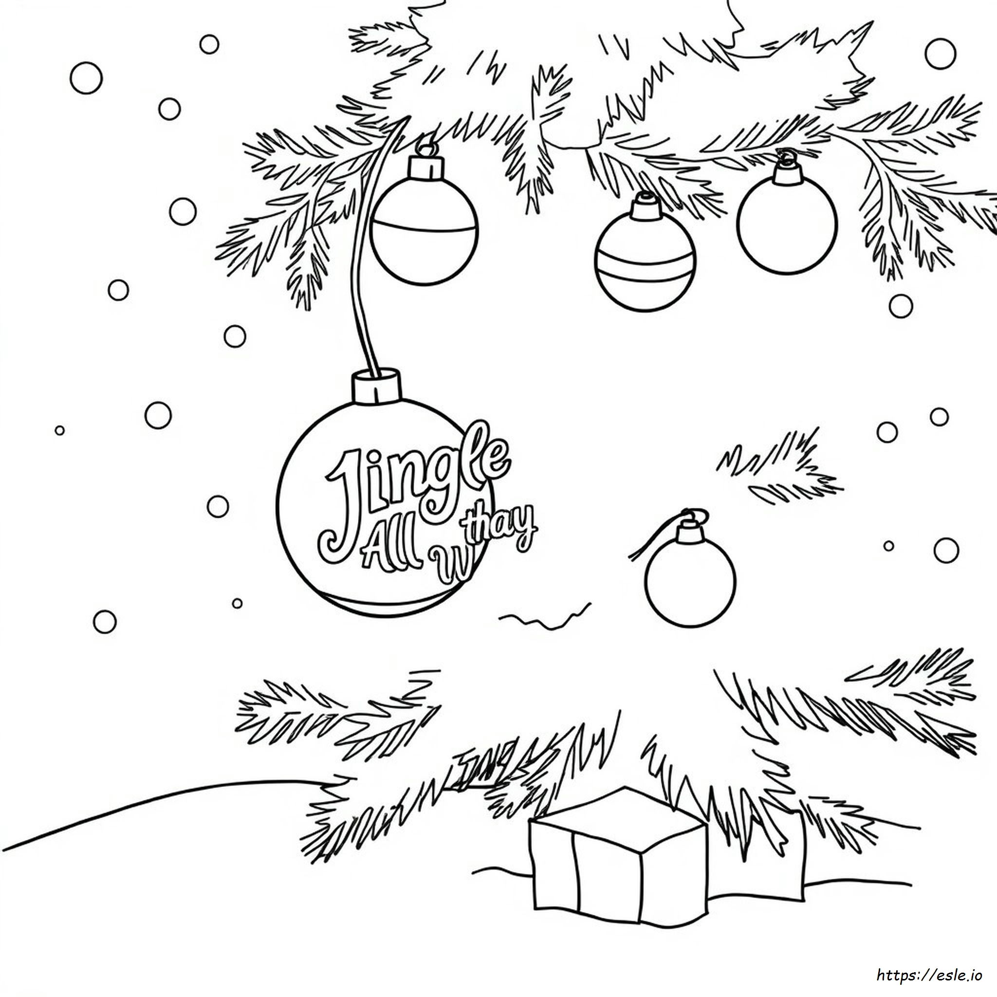 Jingle All The Way Coloring Pages