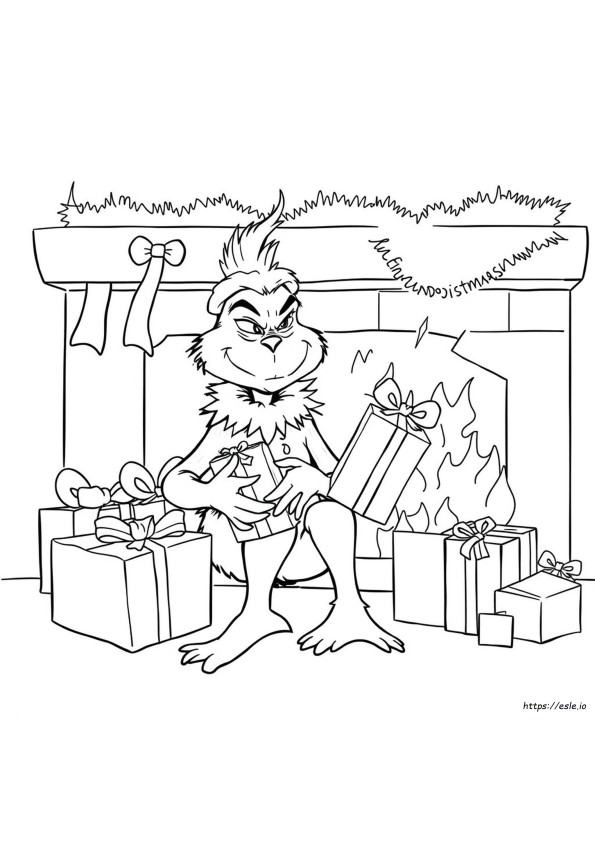 The Grinch Coloring In