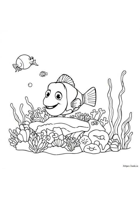 Poze De Colorat Cu Nemo