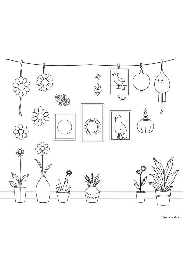 Coloring Pages For Room Decor