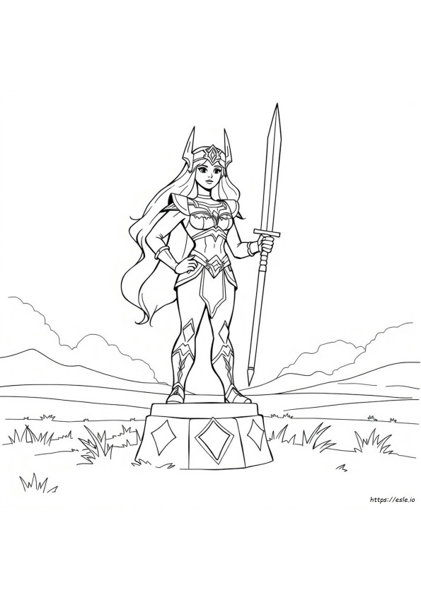 Páginas Para Colorear Del Show De She-Ra