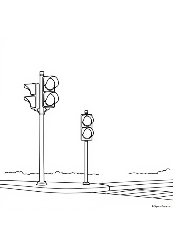 Ampel Ausmalbilder