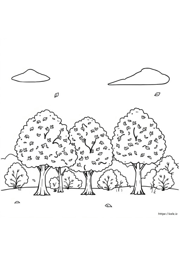 Coloriages D'automne Gratuit À Imprimer Pour La Maternelle