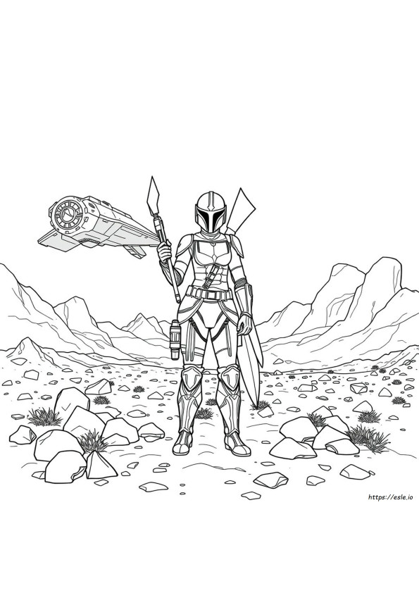 Paz Vizsla Coloring Page