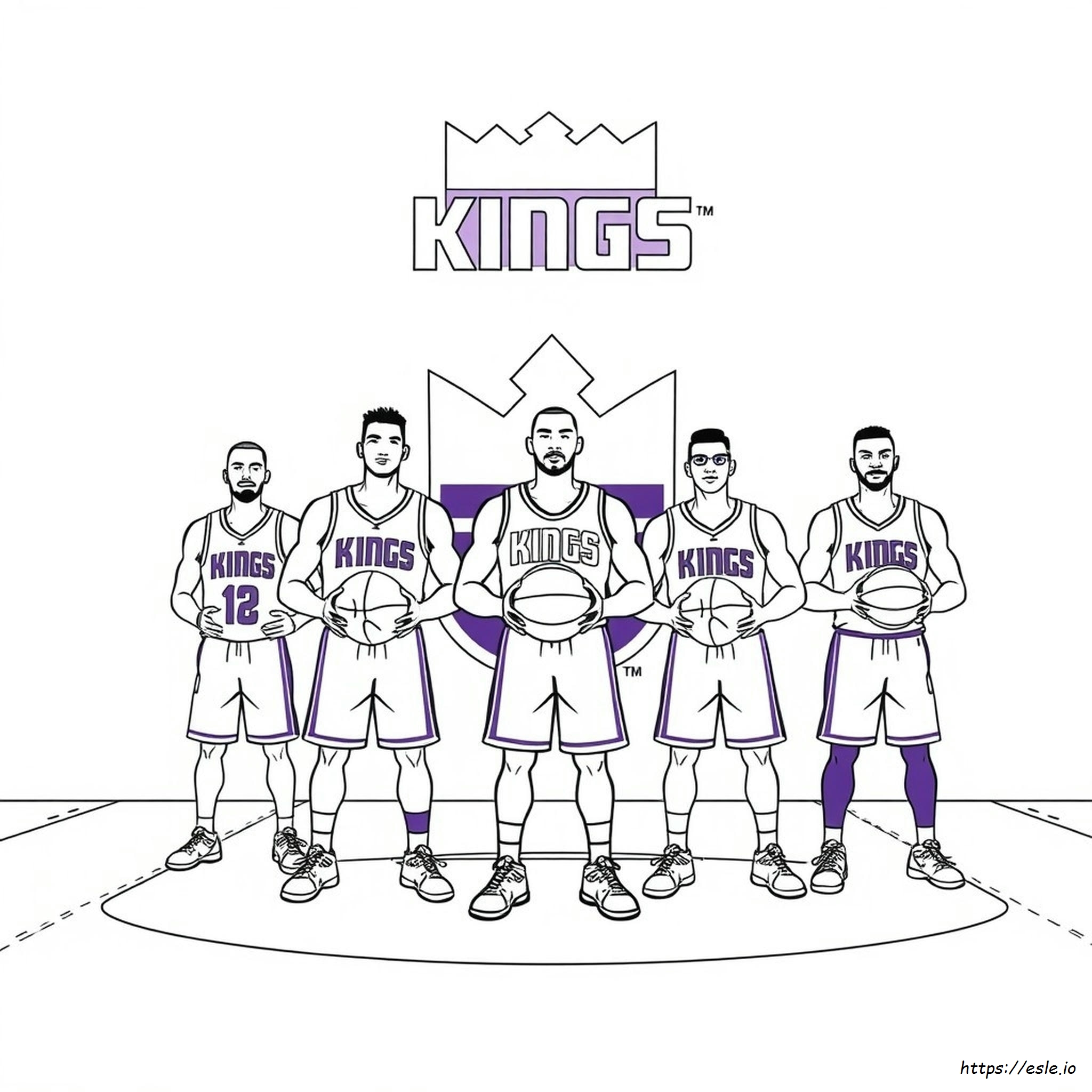Sacramento Kings Boyama Sayfaları