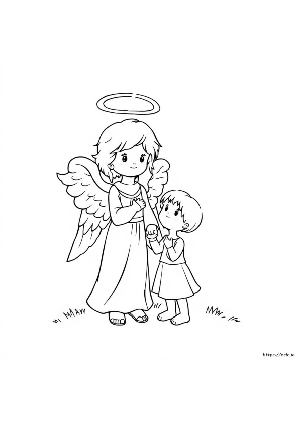 Ángel De La Guarda Precious Moments Dibujos Para Colorear De Ángeles