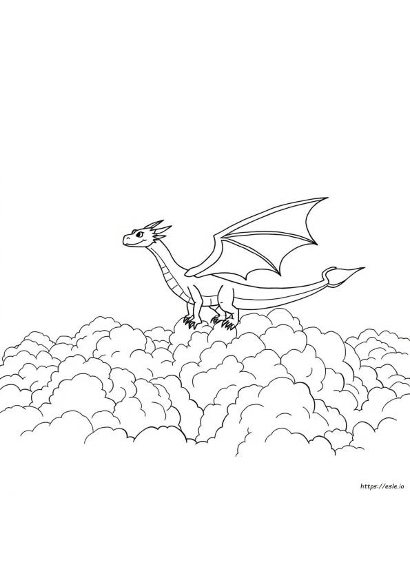 Cloudjumper Dragon Coloring Pages