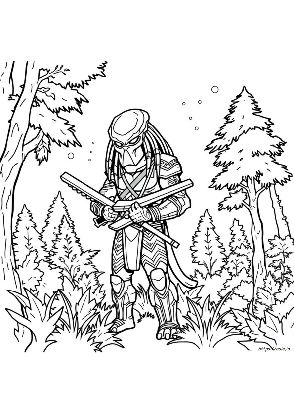 Predator Disegni Da Colorare