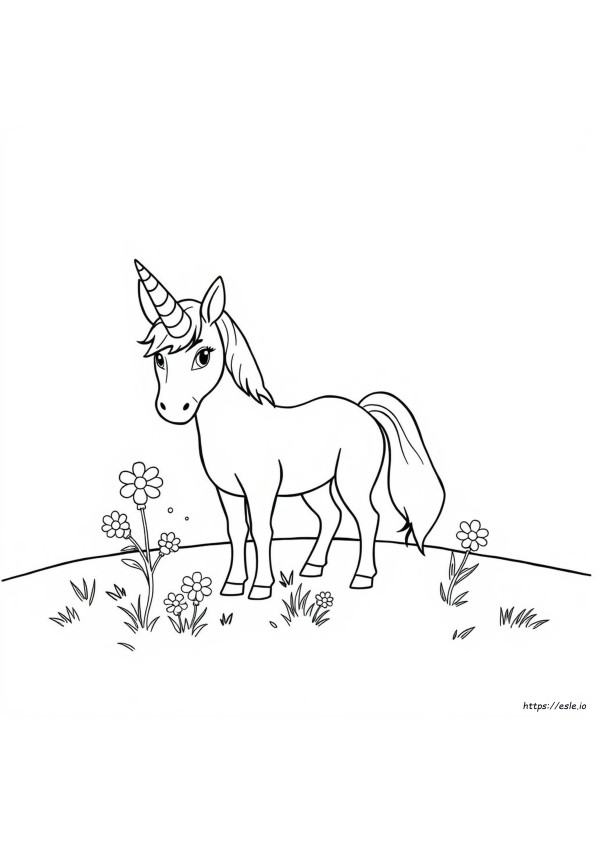 Einhorn Coloring
