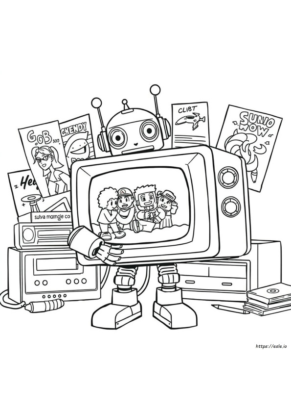 80 Coloriages À Thème Rétro Années 80