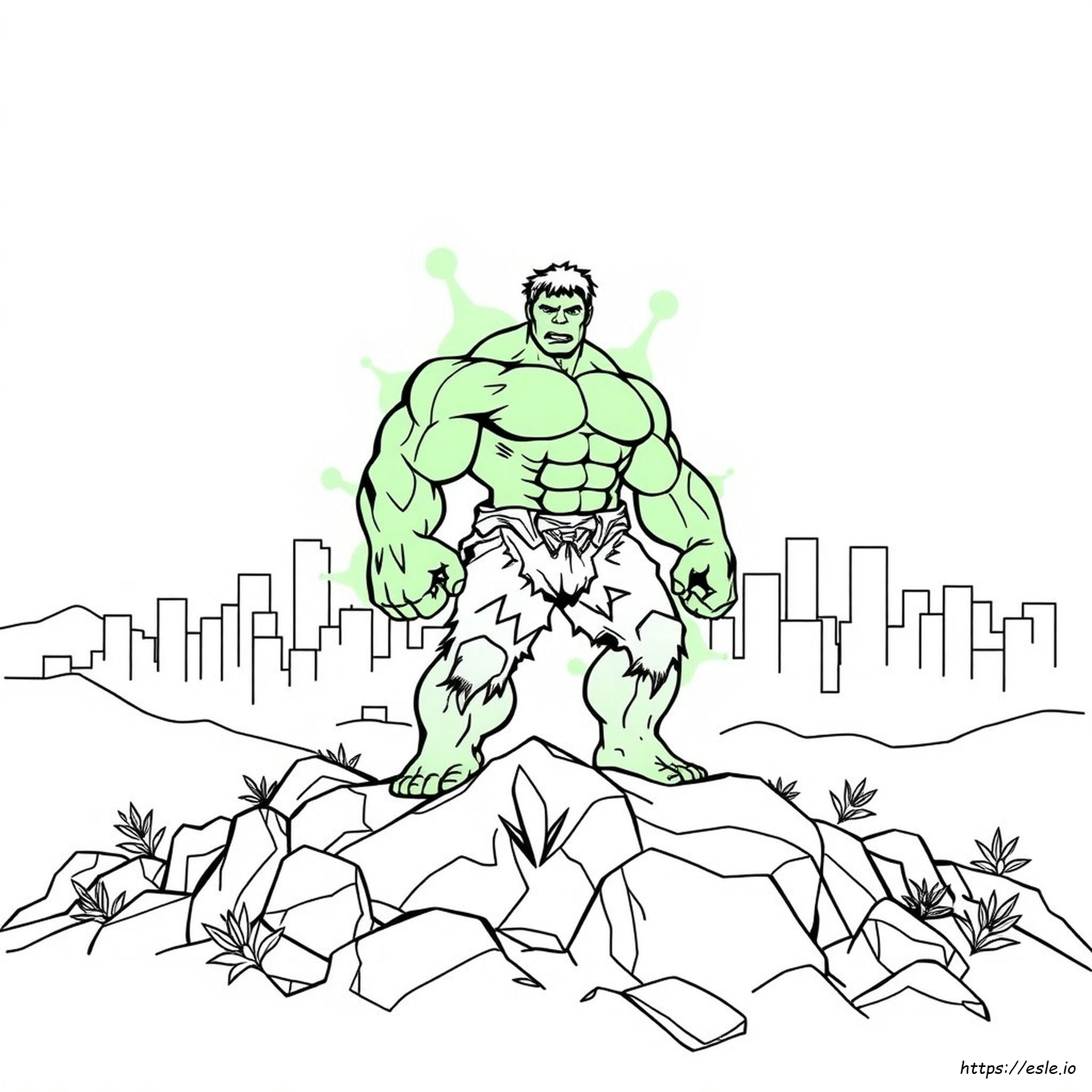 Incredible Hulk Coloring Pages To Print