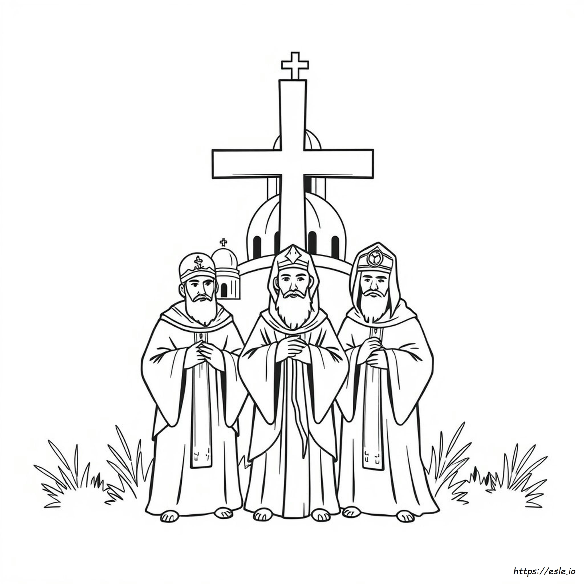 Coptic Saints Coloring Pages