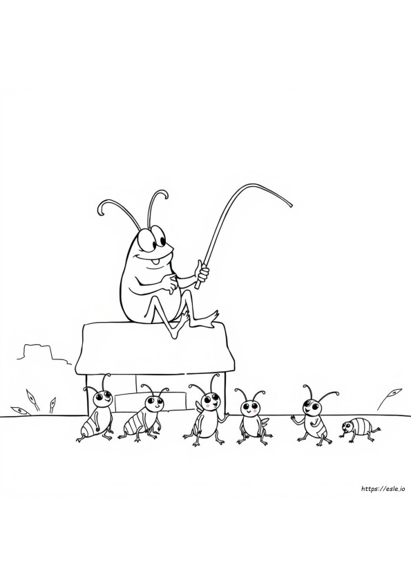 Oggy And The Cockroaches Coloring Pages To Print