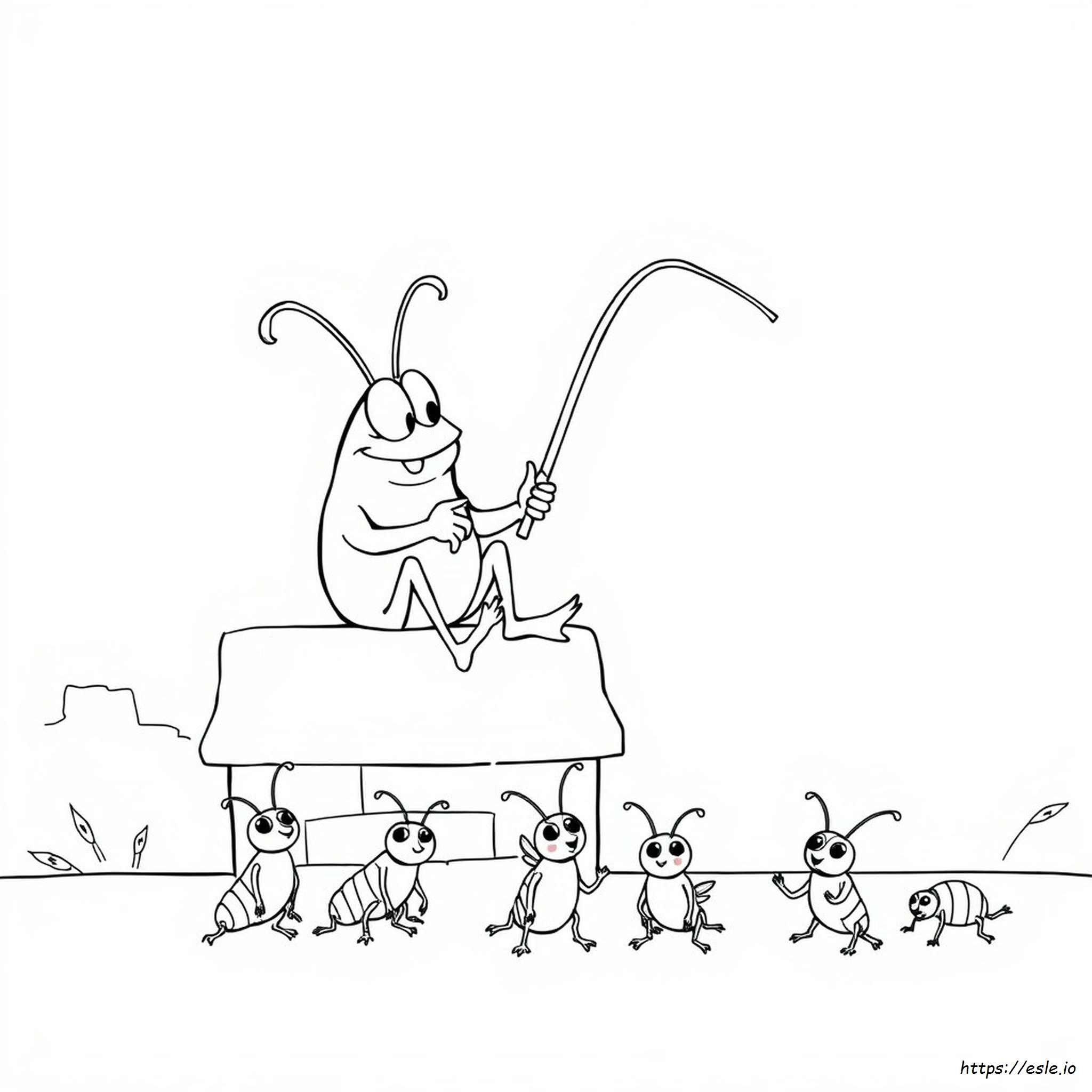 Oggy And The Cockroaches Coloring Pages To Print