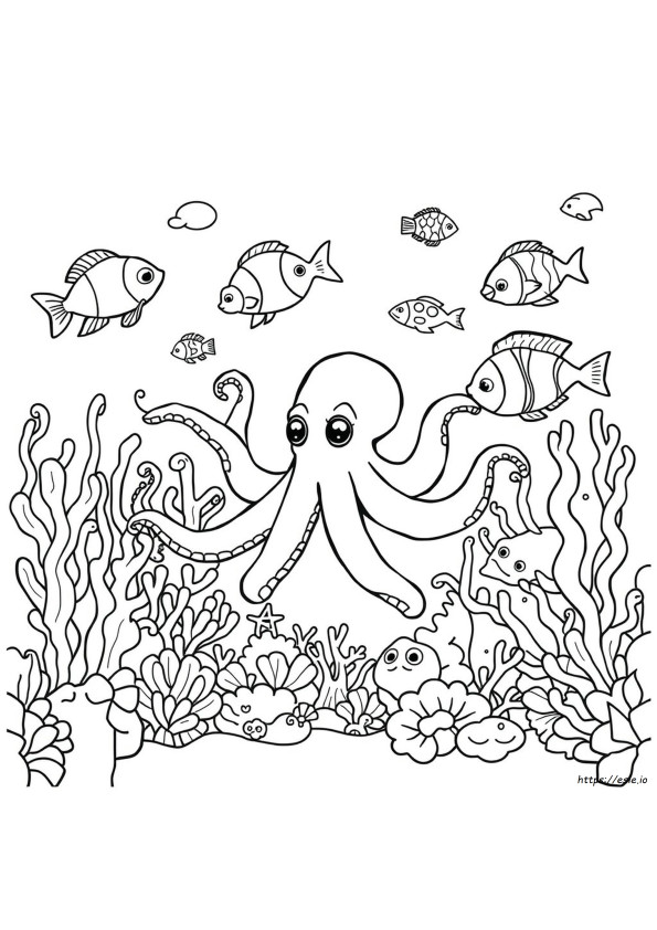 Dibujos Para Colorear De Animales Marinos