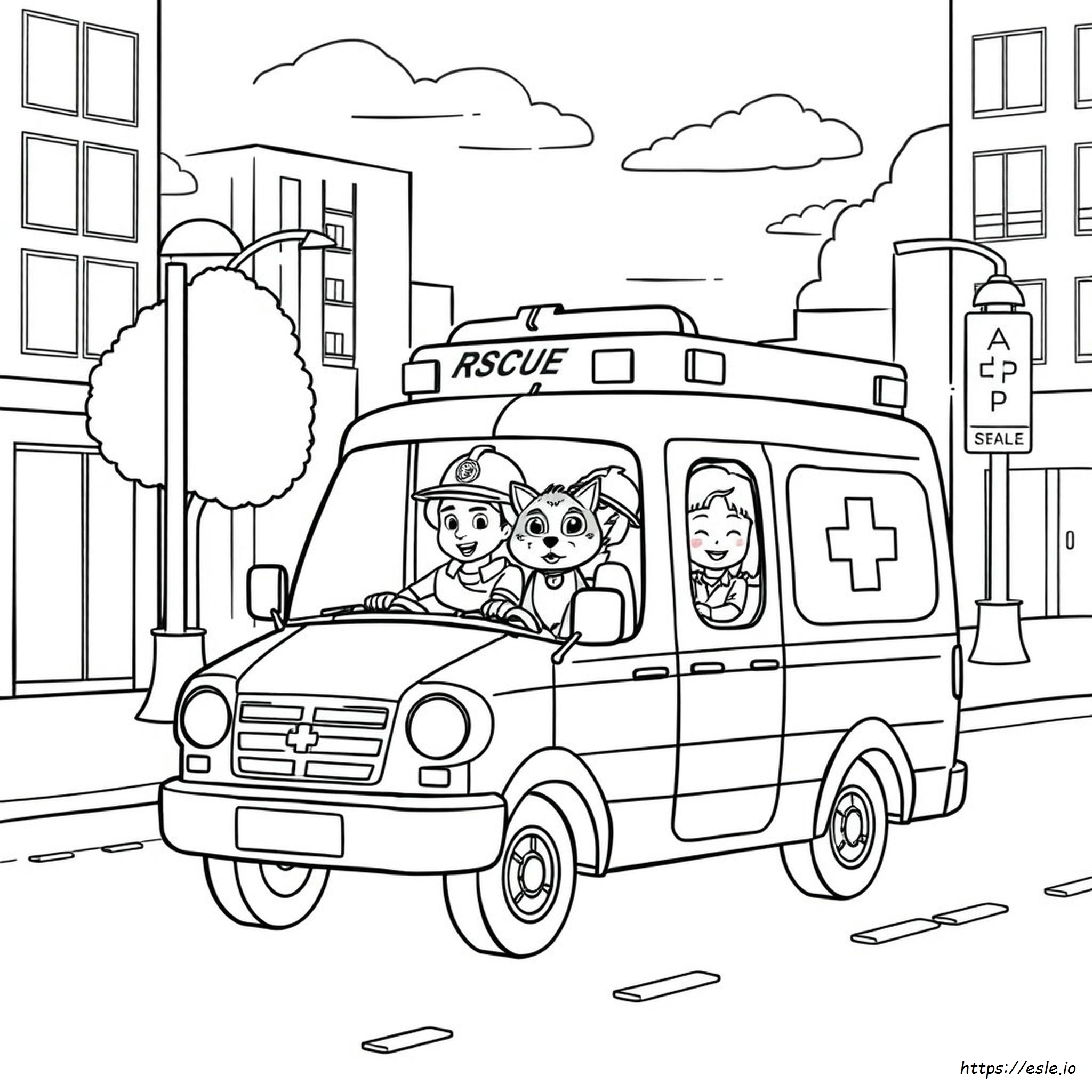 Rescue Riders Coloring Pages