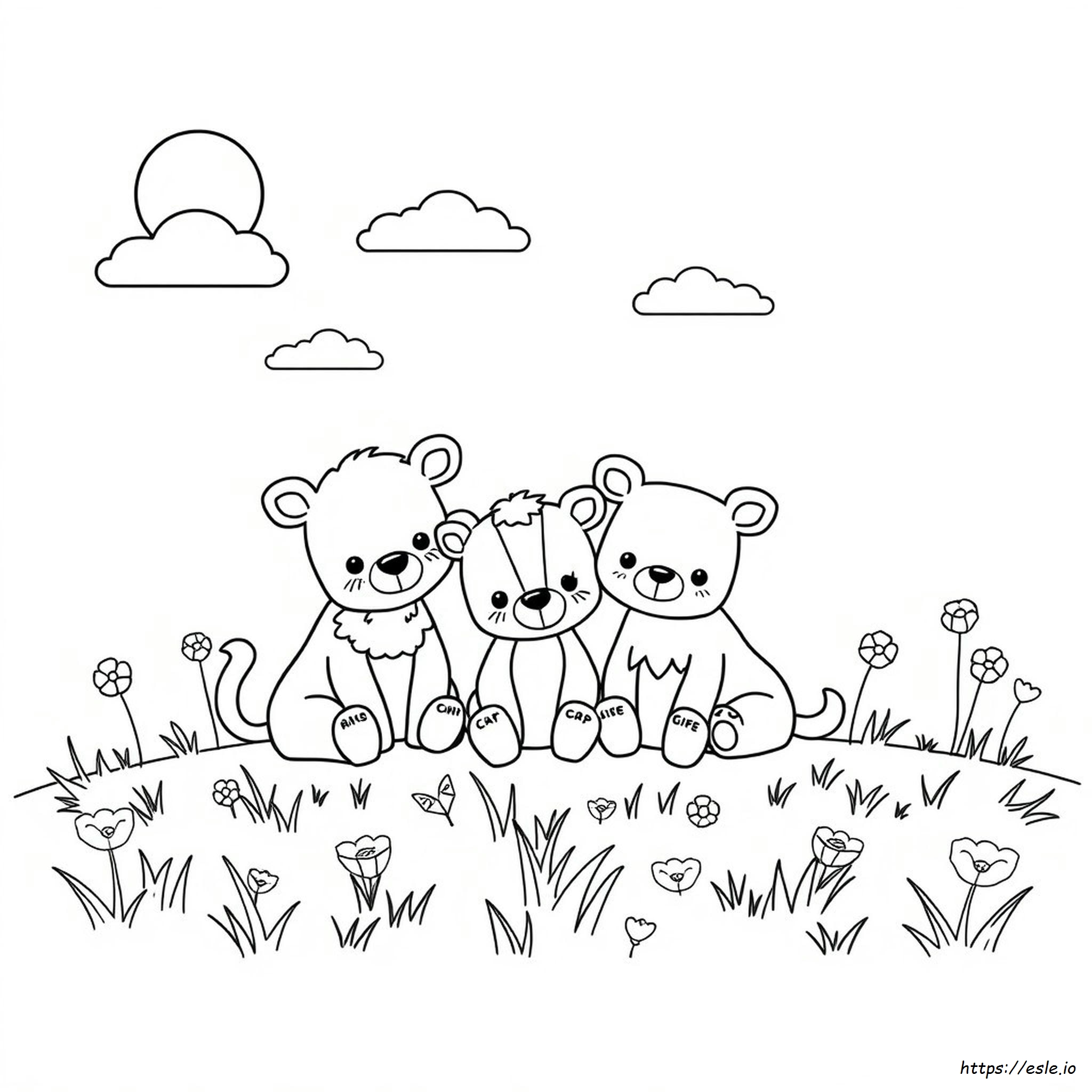 Free Coloring Pages Of Cute Animals