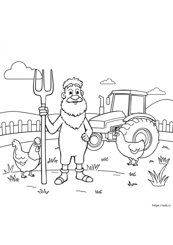 Zein Coloring Page Farmeing