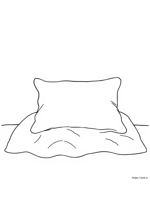 Dibujo Para Colorear De Almohada