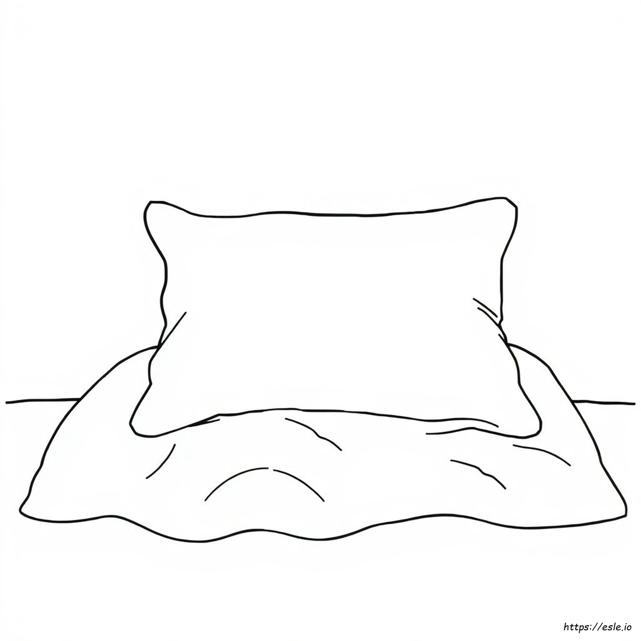 Dibujo Para Colorear De Almohada