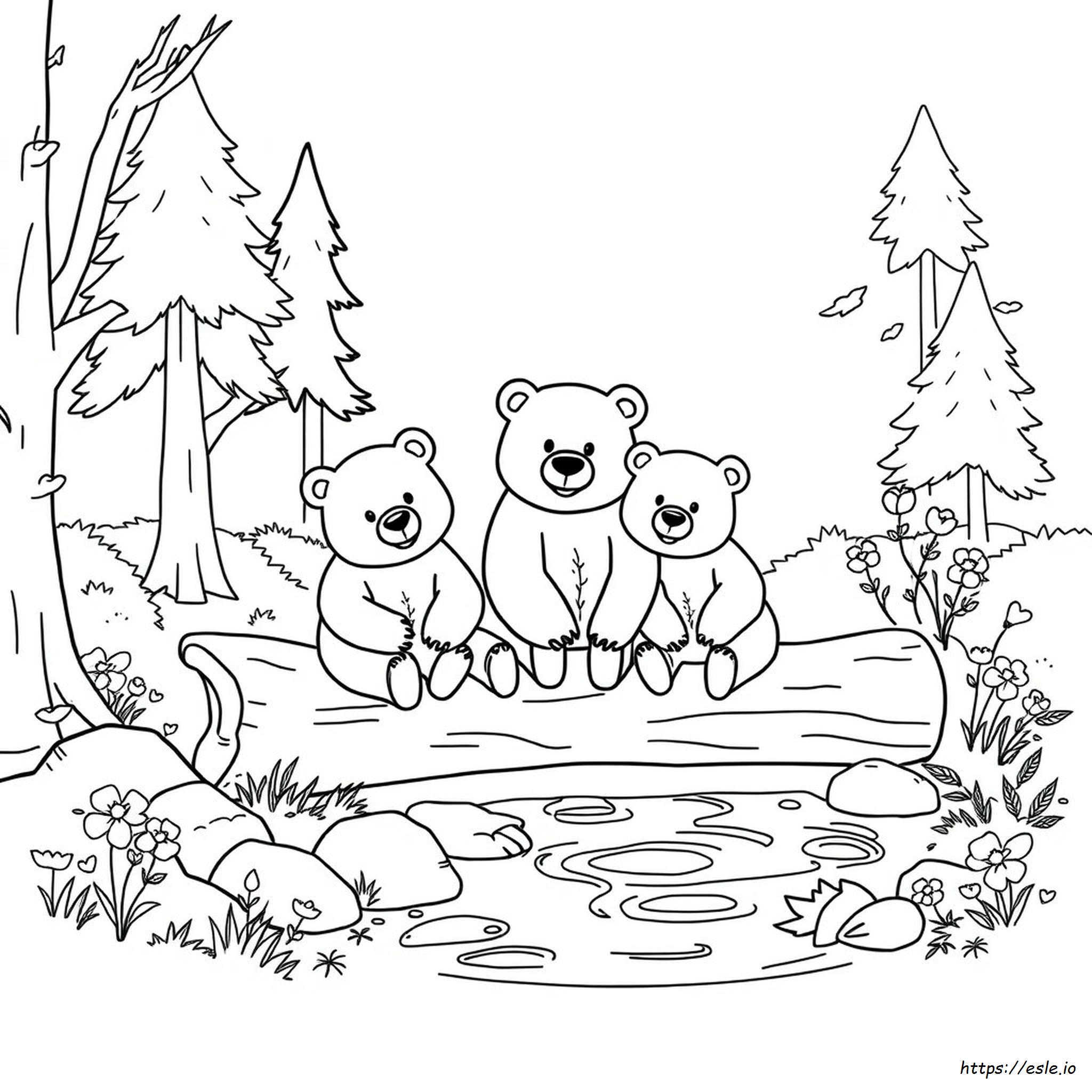 Disegni Da Colorare Con Orsi