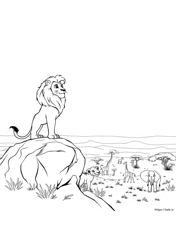 Lion King Coloring Pictures