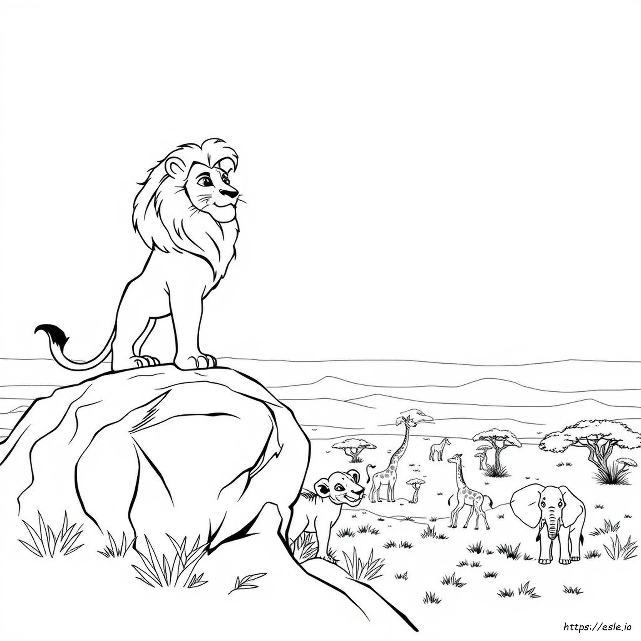 Lion King Coloring Pictures