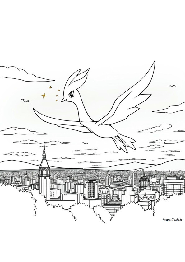 Latias Coloring Pages