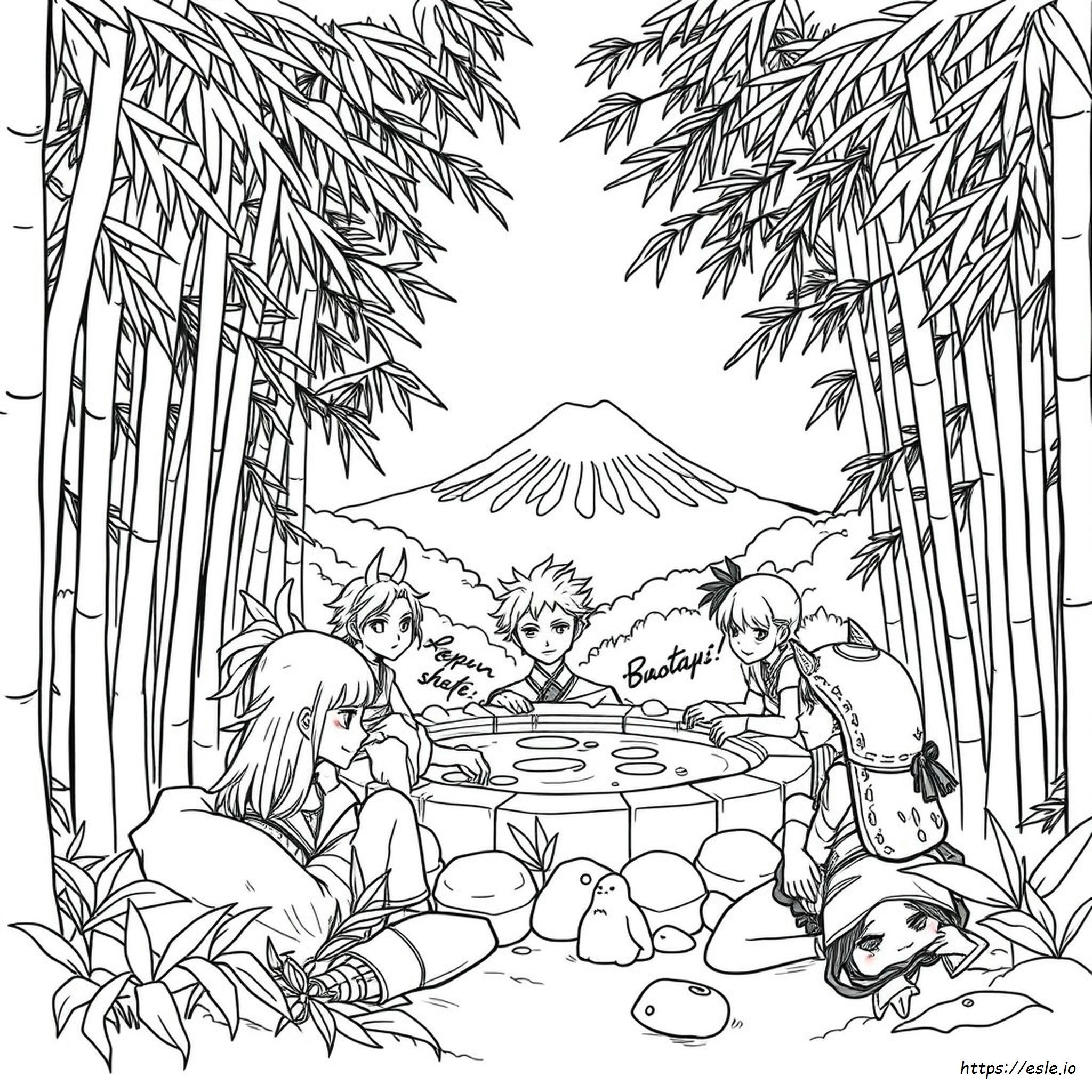 Demon Slayer Characters Coloring Pages