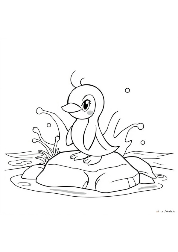 Popplio Para Colorear