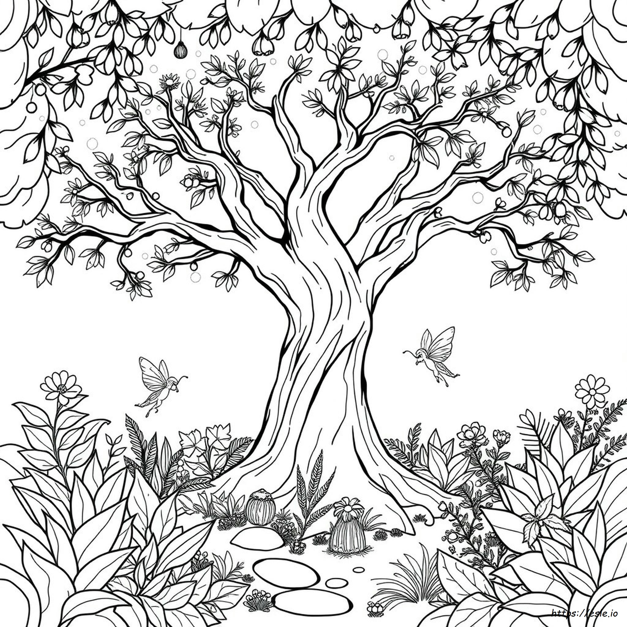 Enchanted Forest Colouring Pages