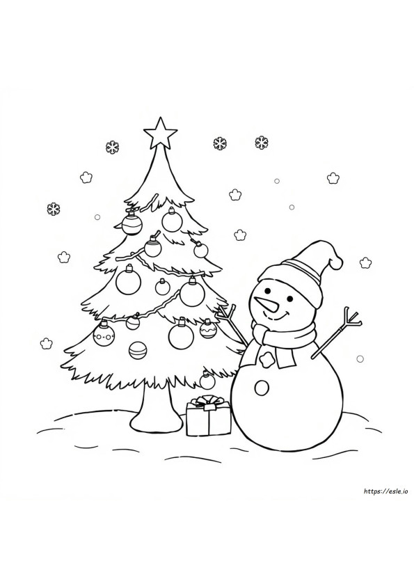 Cute Christmas Drawings Coloring Pages