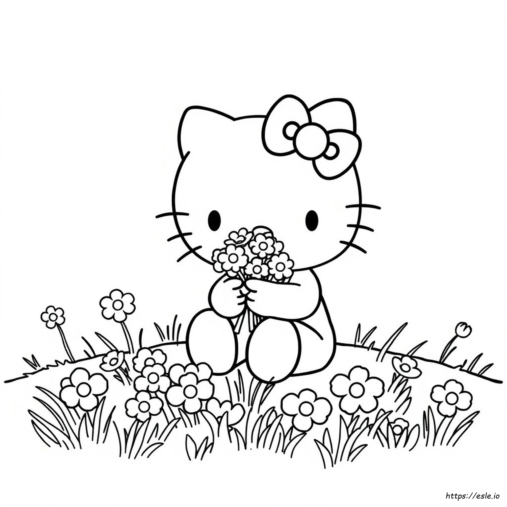 Hello Kitty Colouring Pictures Printable