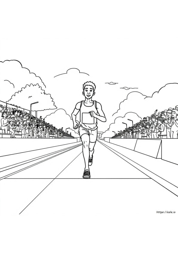 Jesse Owens Kolorowanka