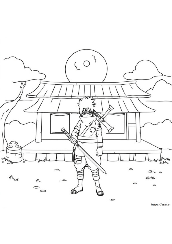 イタチの塗り絵 無料