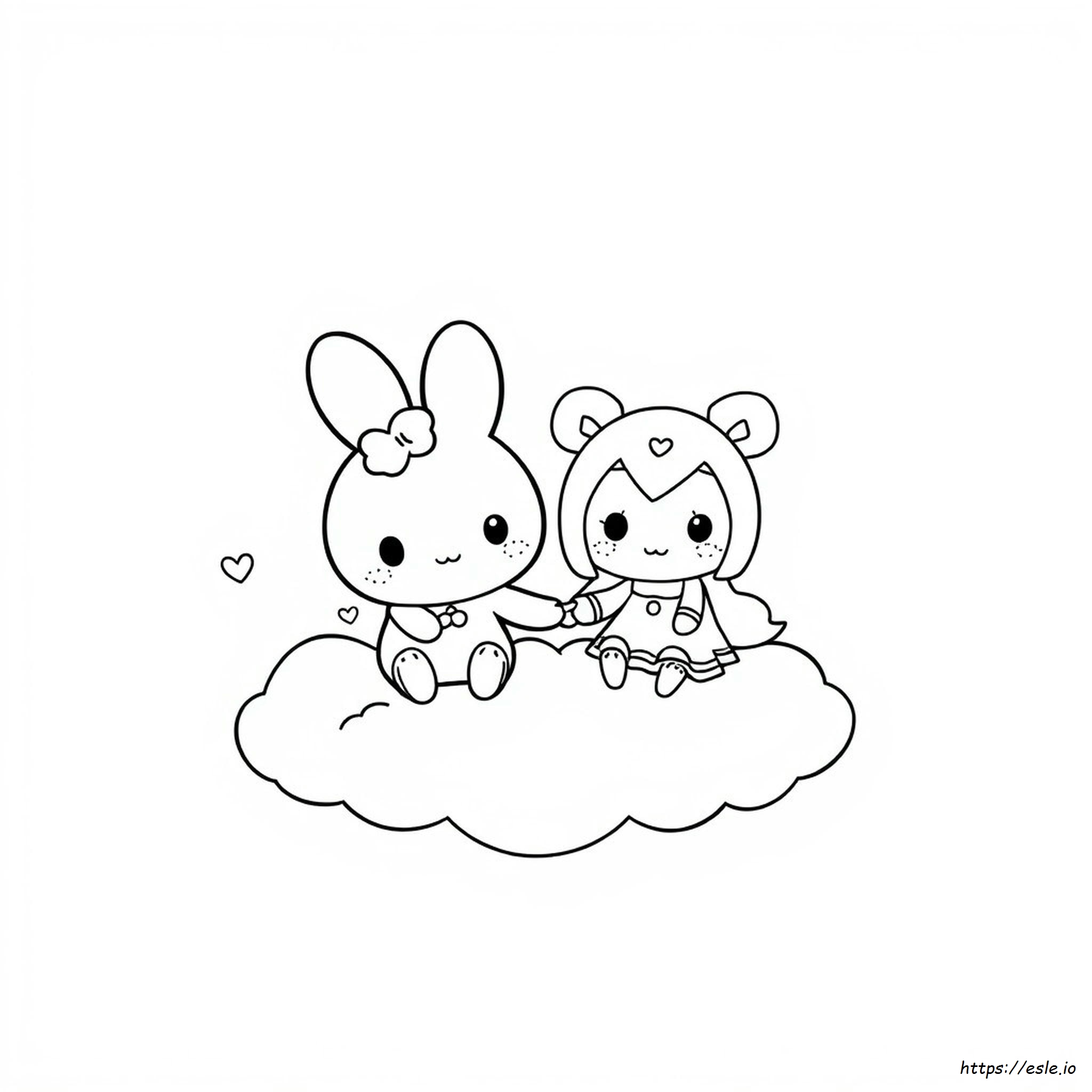 Cinnamoroll Da Colorare E Kuromi Da Colorare