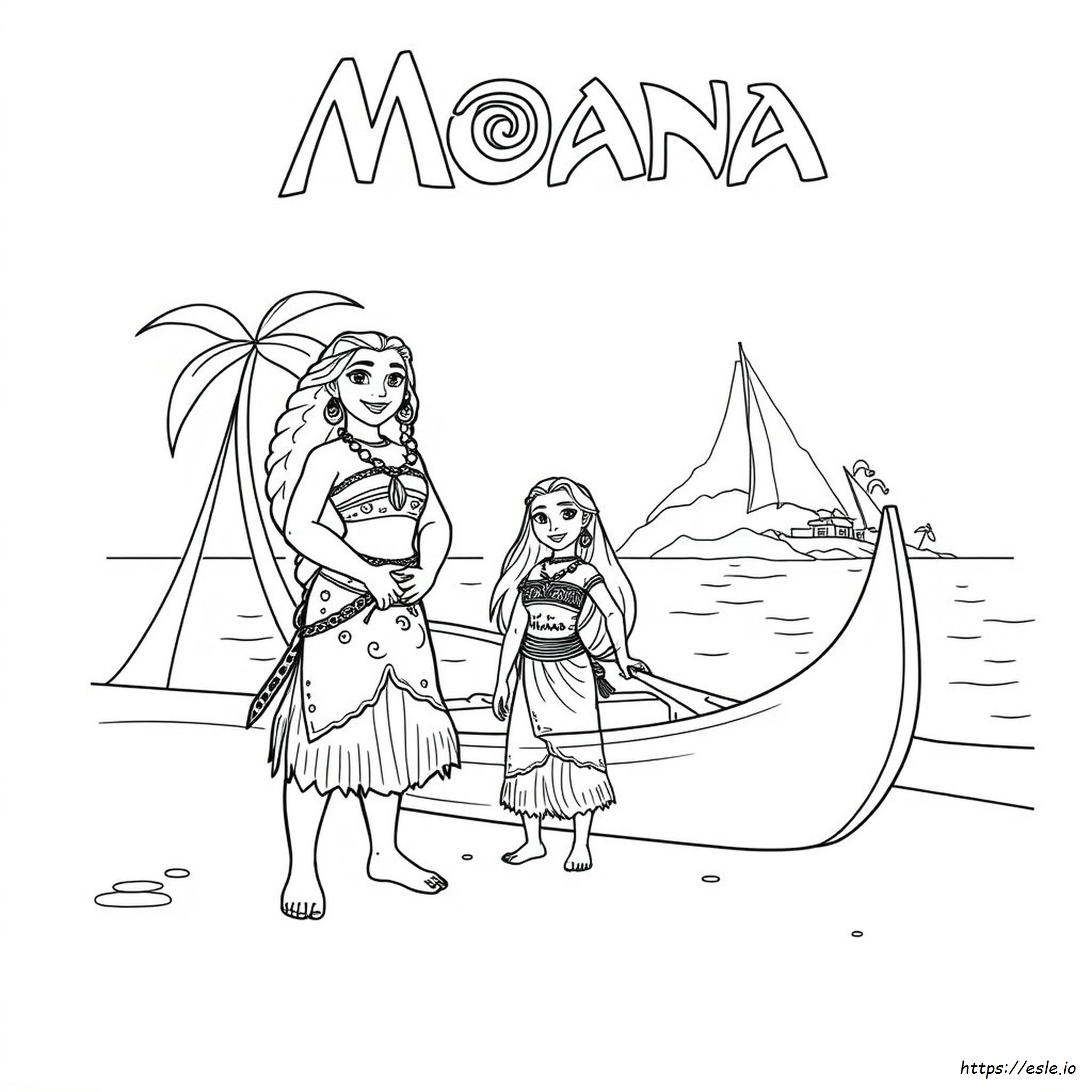 Coloring Pages Moana Para Colorir