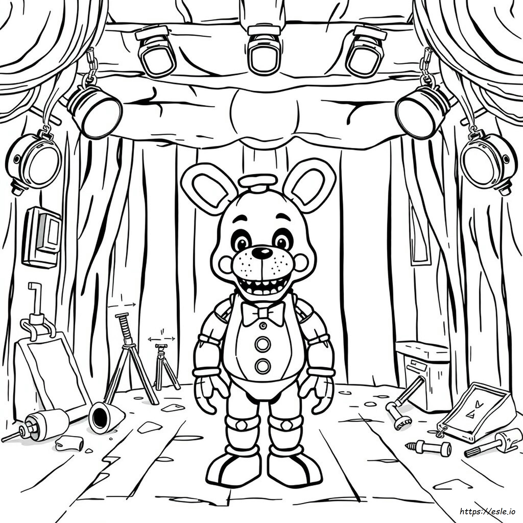 Kolorowanka Fnaf Do Druku