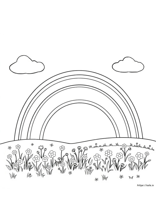 Rainbow Coloring Print