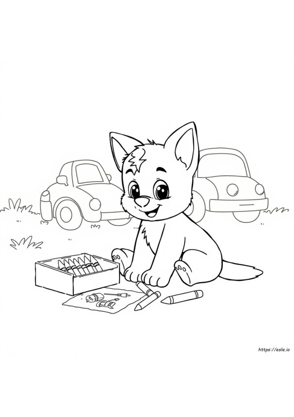 Coloring Pages Kleurplaat Bluey