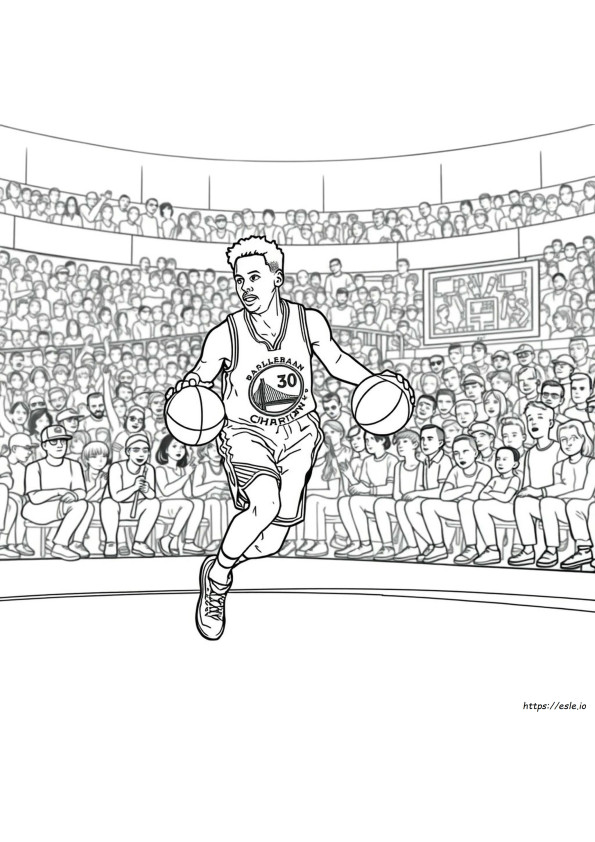 Stephen Curry Coloring