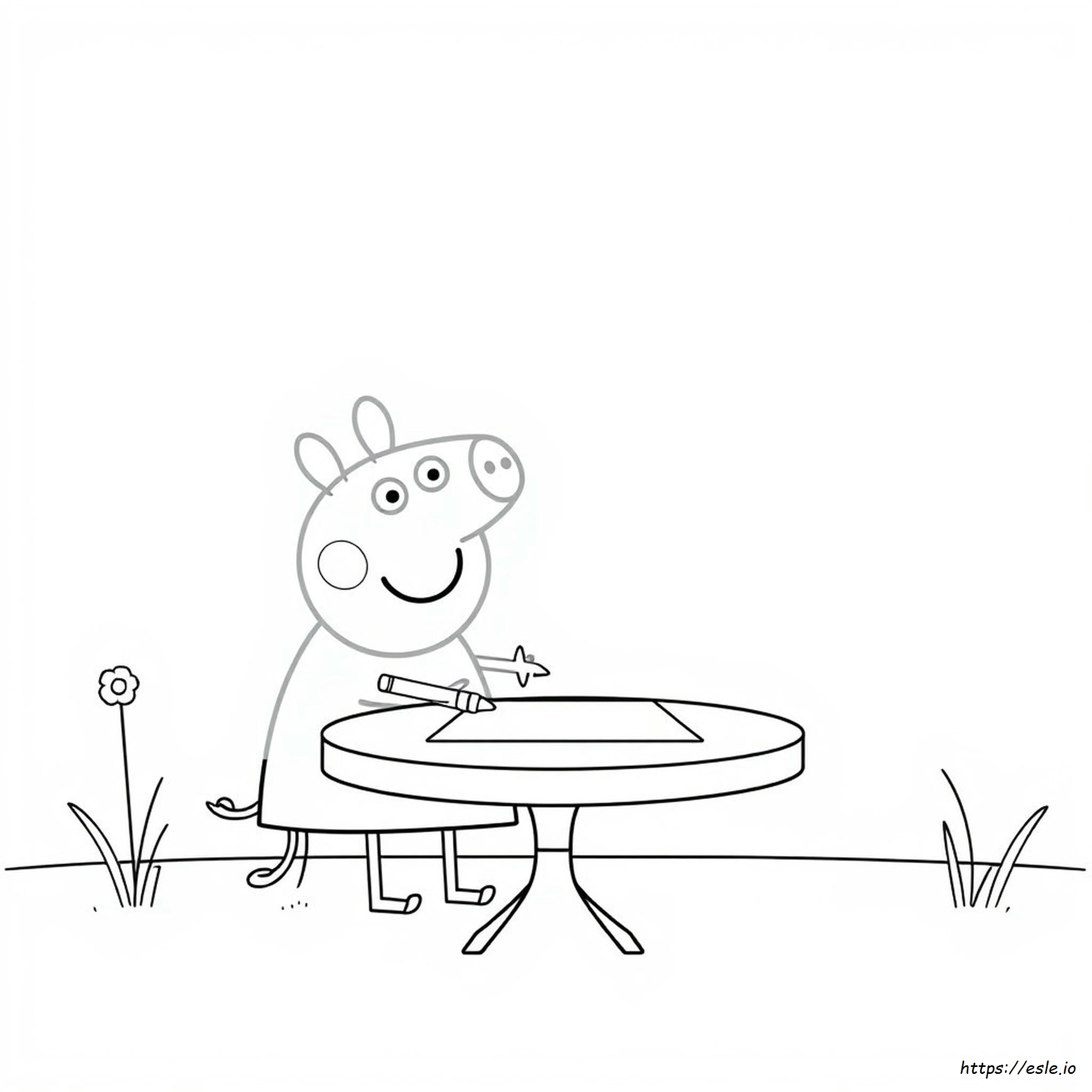 Coloriage Peppa Pig