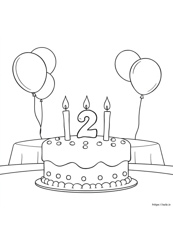 2 Years Coloring Pages