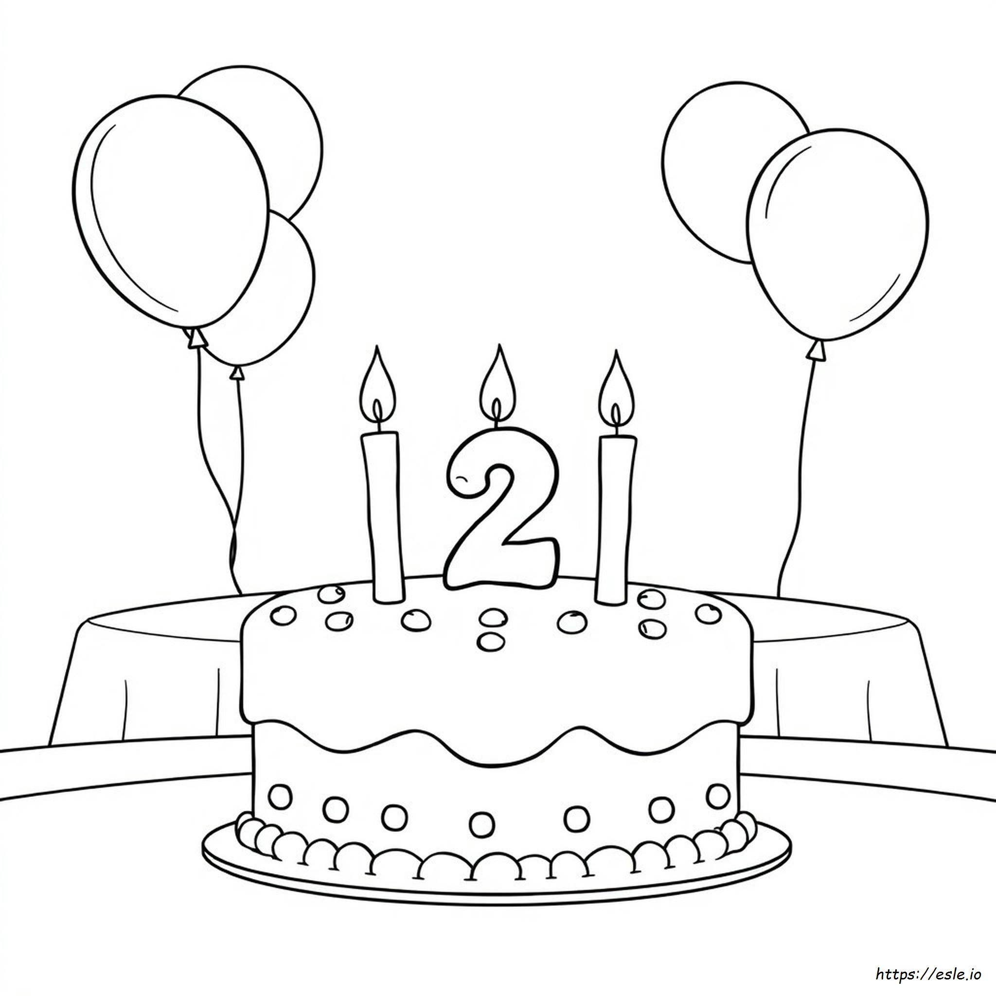 2 Years Coloring Pages