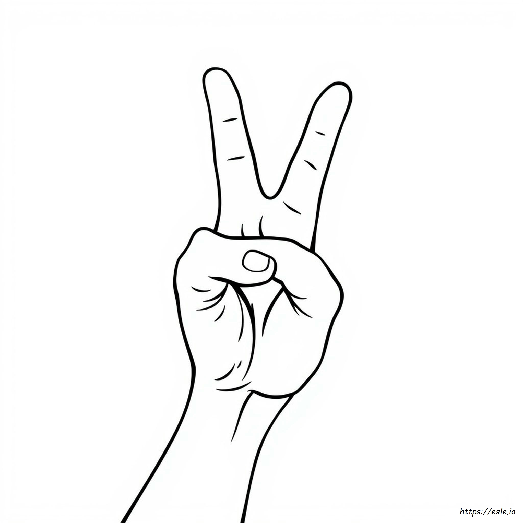 Peace Sign Coloring Sheets Free