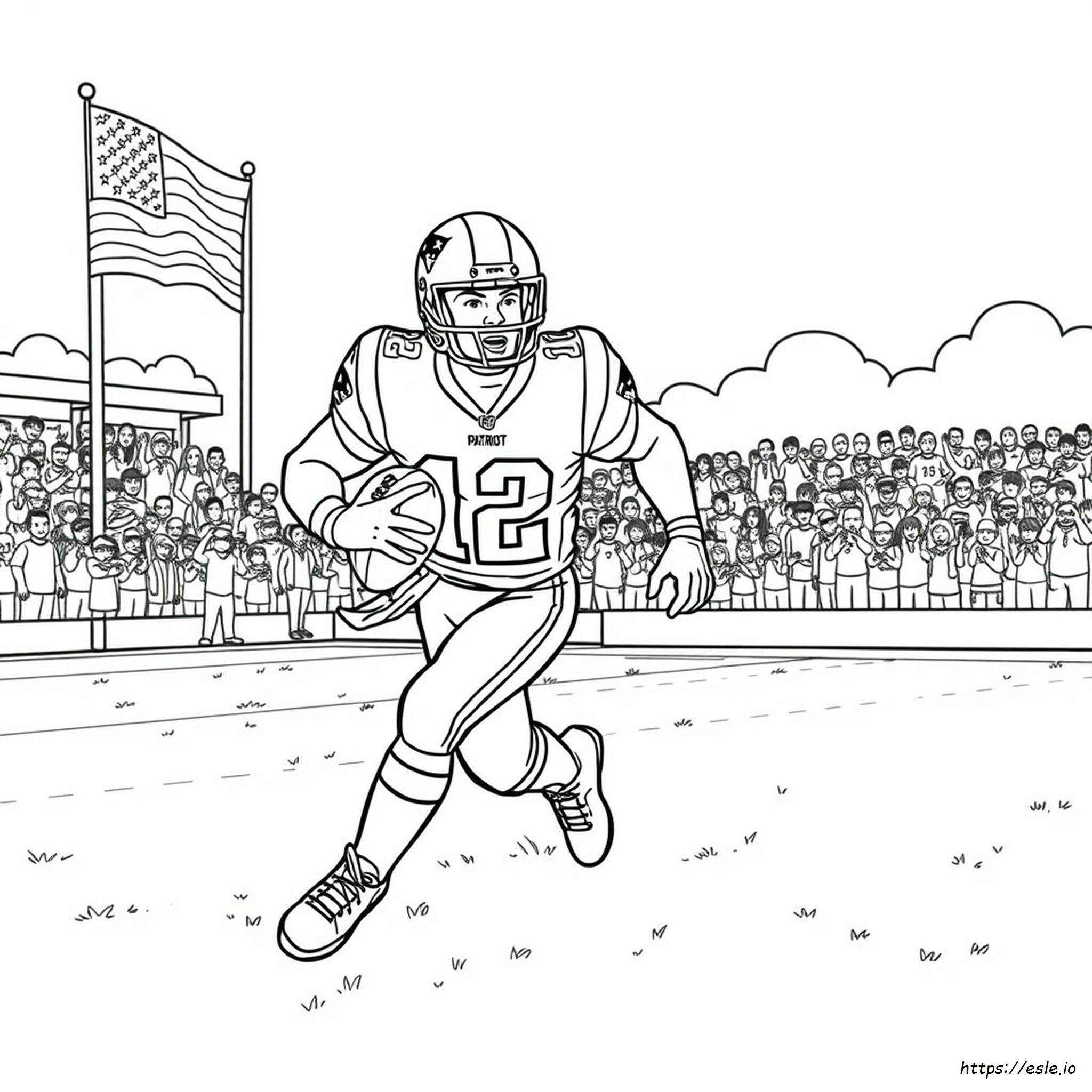 New England Patriots Football Coloring Pages