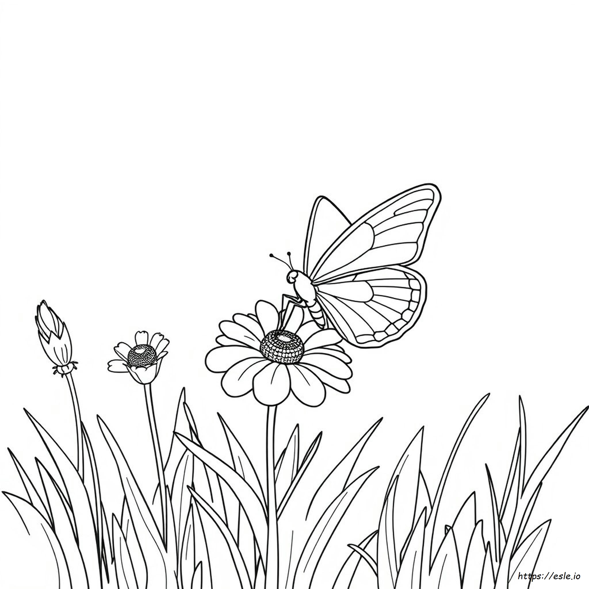Coloriage Bleu Naturel