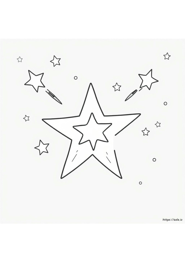 sterne-ausmalbilder